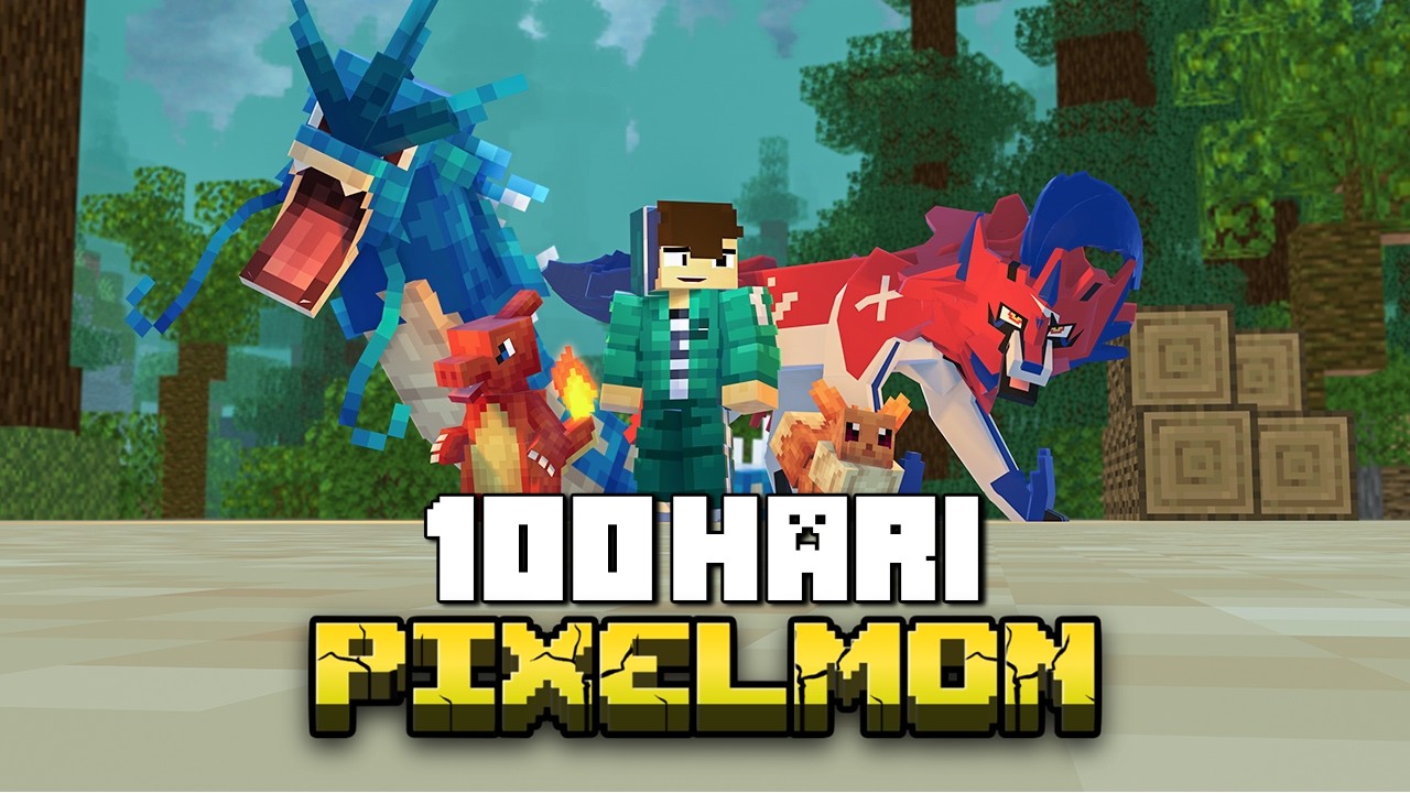 100 Hari Pixelmon Minecraft Hardcore