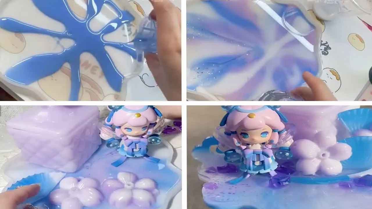 【滴胶盲盒摆台】合集丨手把手教你做盲盒摆台，古色古香超好看~【莎随雪手工】