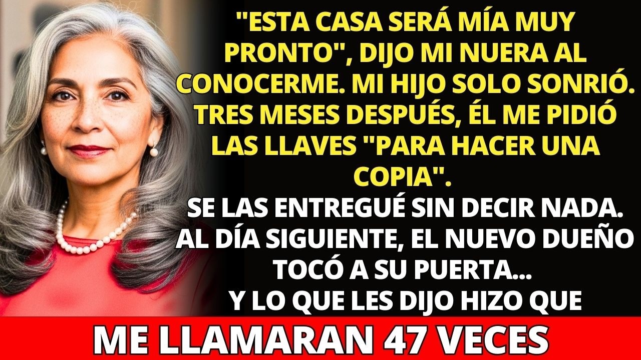 Mi nuera me dijo al conocerme: 