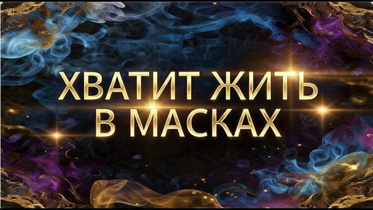 ХВАТИТ ЖИТЬ В МАСКАХ. Пришло время их снять, чтобы стать собой