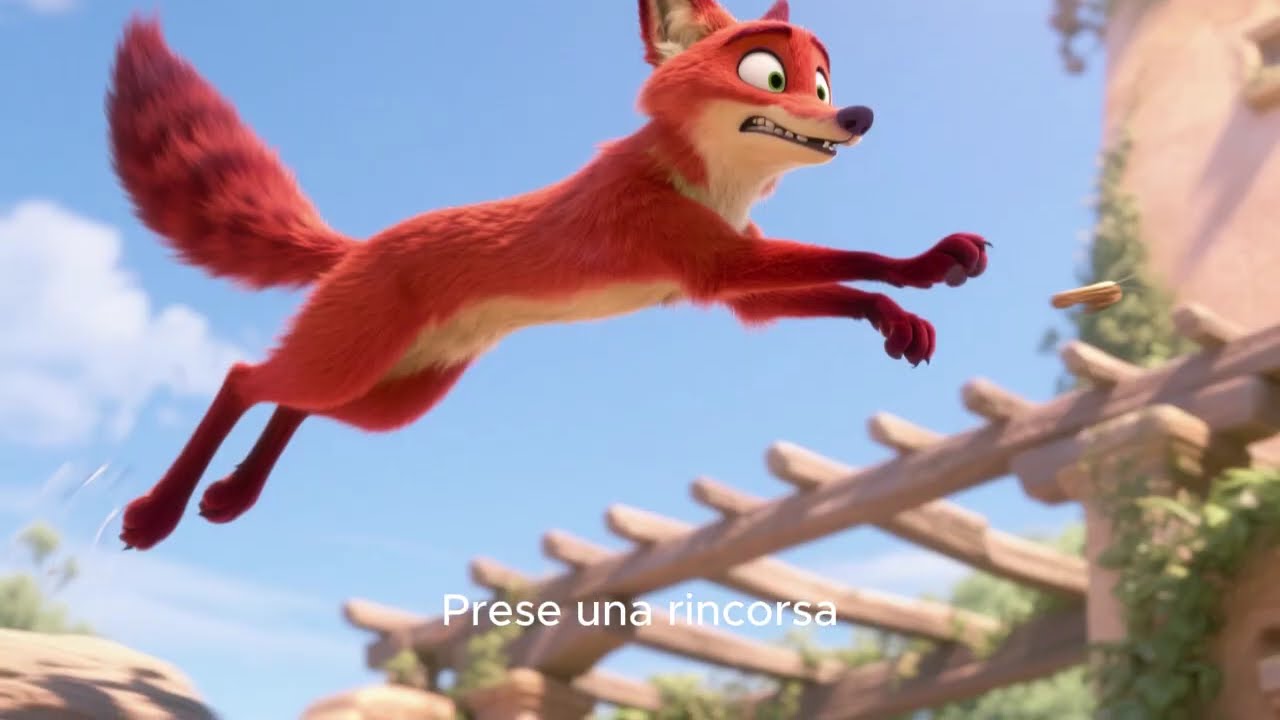 Racconti per bambini - La volpe e l'uva