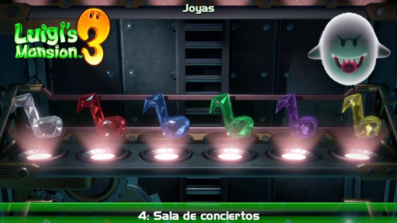 Luigi's Mansion 3 | Modo Guía | Espíriboo y las Joyas De La Planta 4