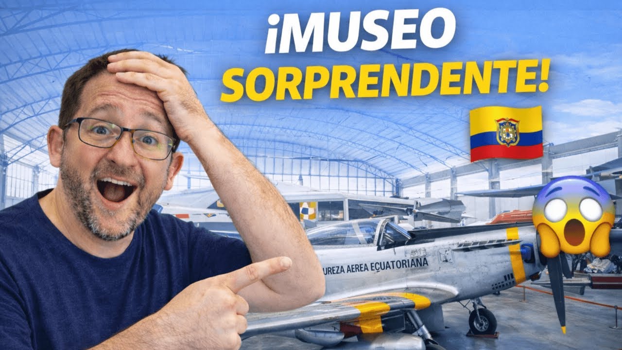 ¡DESCUBRÍ el MUSEO AERONÁUTICO más SORPRENDENTE de Ecuador! 🇪🇨 | Aviones Históricos en Quito ✈️
