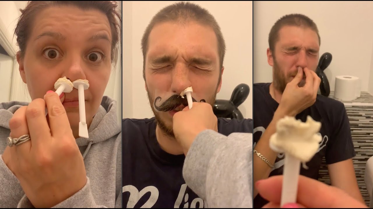 When Mum convinces Dad to WAX his nose 🤣👃