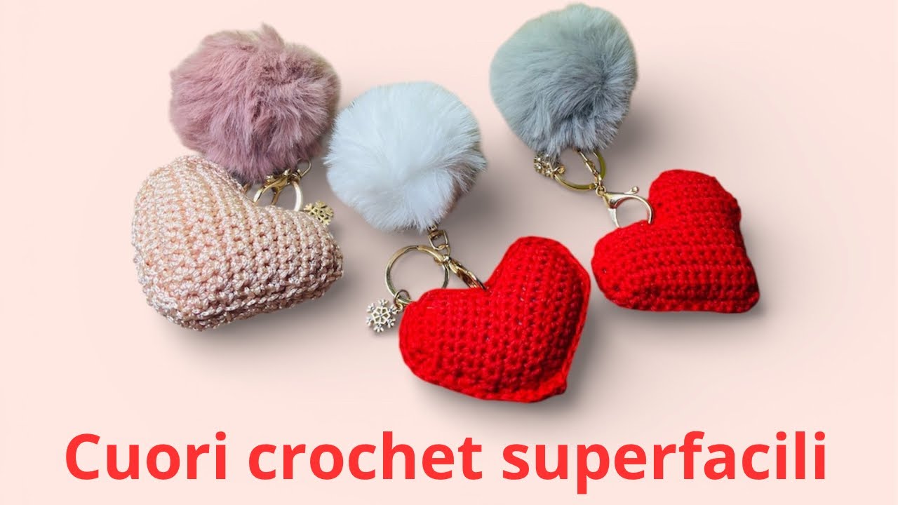 Cuori crochet superfacili per principianti amigurumi 