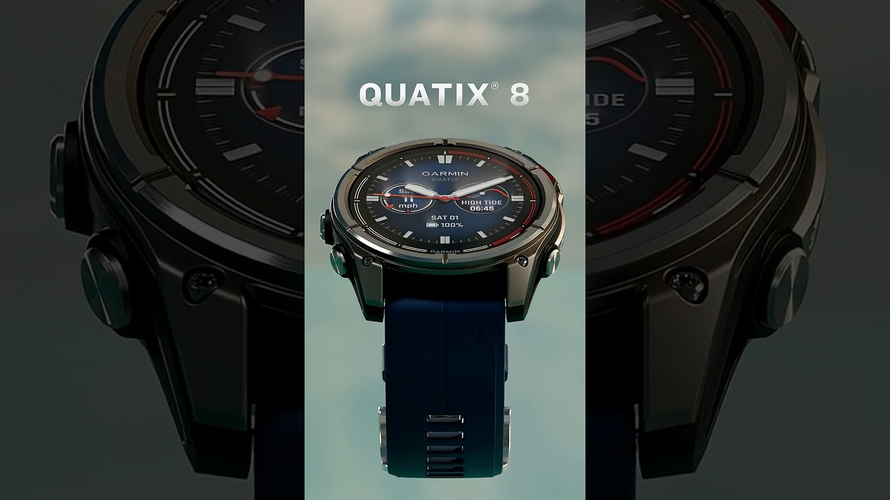 Garmin | The new quatix 8 is a marine watch with smartwatch features