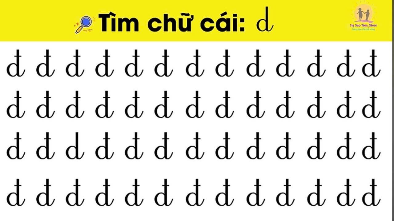 Trò Chơi Tìm Chữ Cái Viết Thường B D Đ| Giúp bé ghi nhớ chữ cái nhanh nhất|Nguyễn Thị Lan Anh