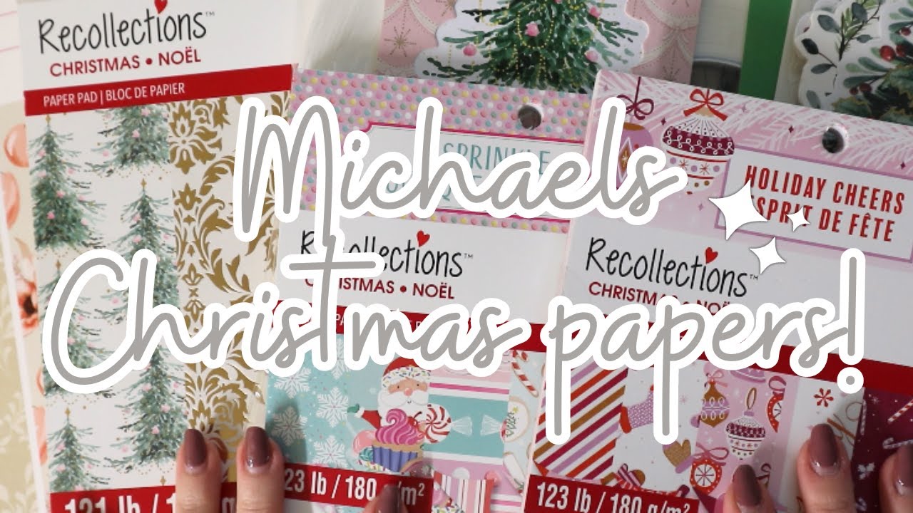 Michaels CHRISTMAS PAPER Haul 🎄 | madebycarlyrose