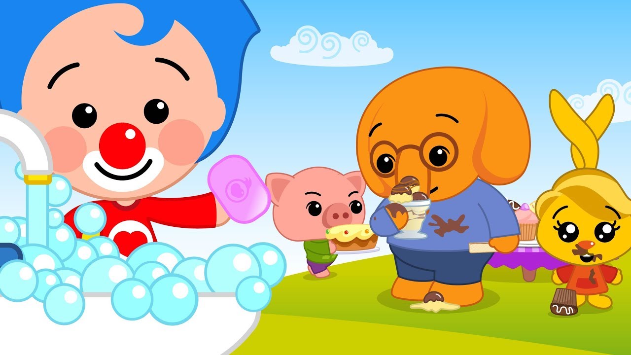 ¡A Bañar a los Amigos de Plim Plim! Jugamos con Agua y Jabón 🧼 Videos Educativos | Plim Plim