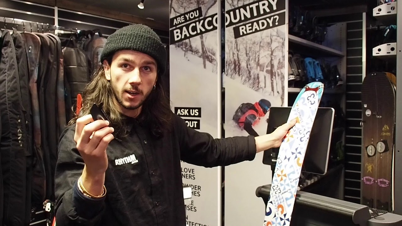 How to Cut Climbing Skins with Tim from Rhythm Summit