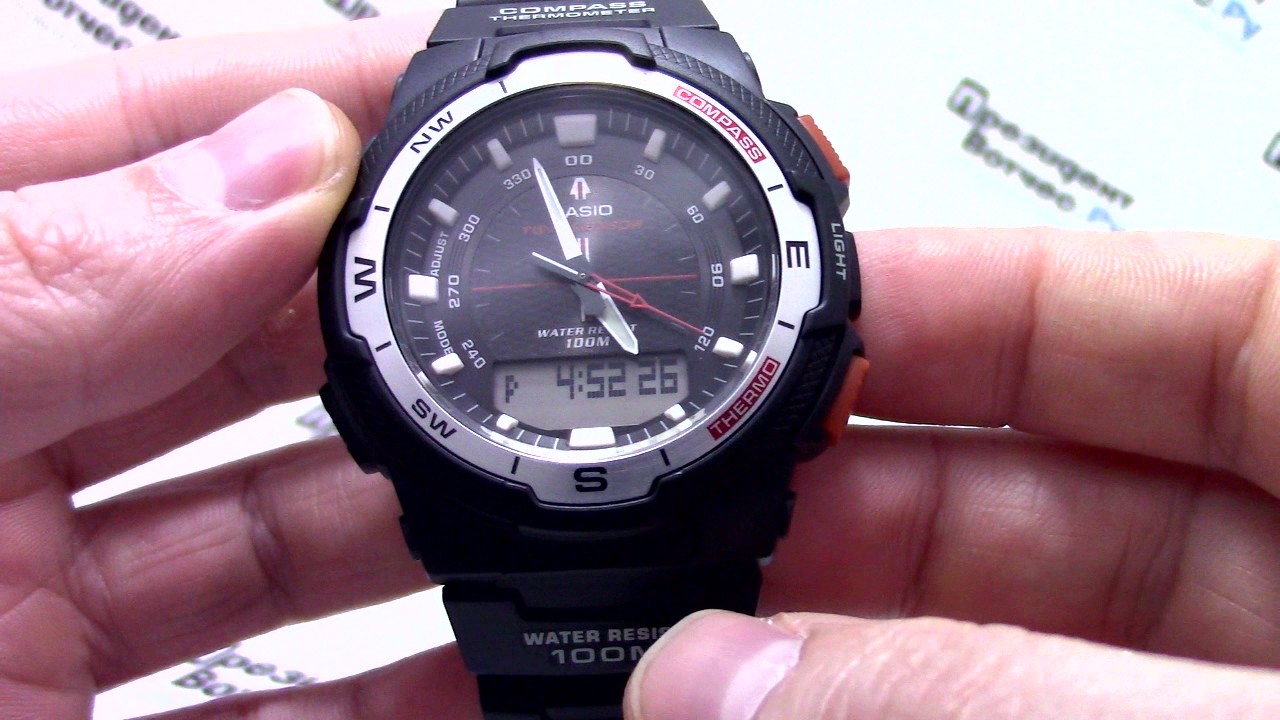 Часы Casio Outgear SGW-500H-1B [SGW-500H-1BER] - видео обзор от PresidentWatches.Ru
