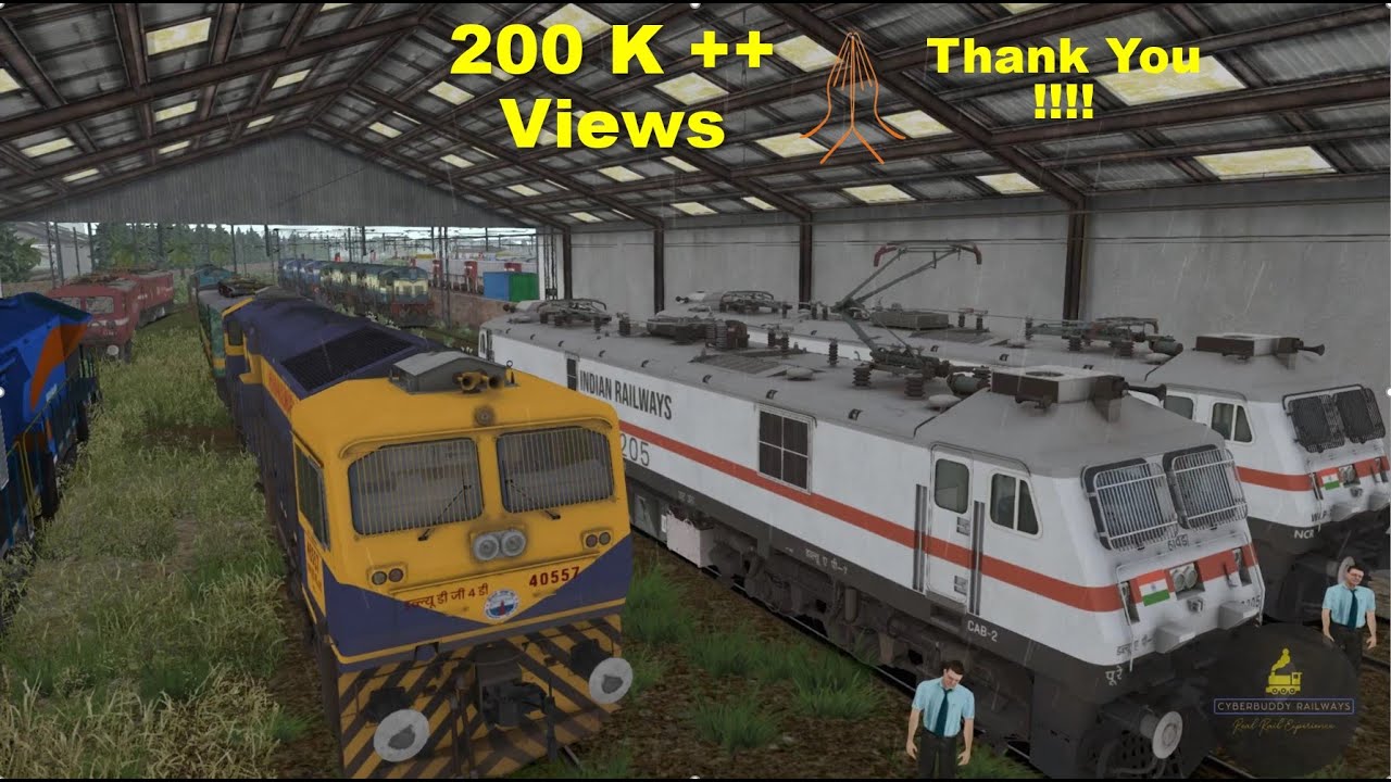 #WAP7 Push Pull Jan Shatabdi | Locomotive Change | |Indian Train Simulator 2020 | Part 1