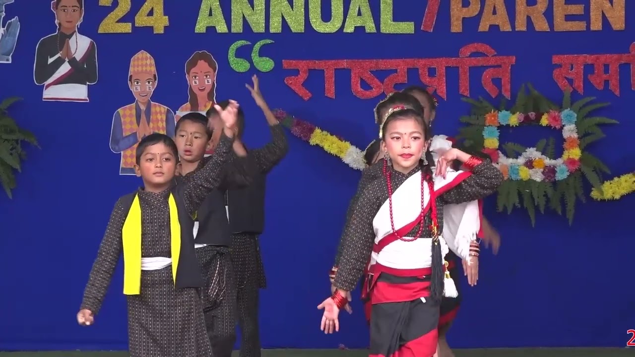 West Wing Secondary School 24th Parents' Day 2081 Grade III Shubhakamana Dance