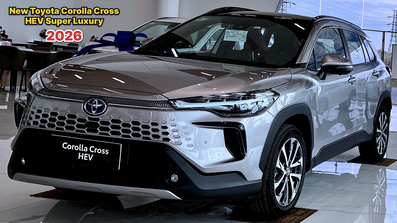 New Arrival! 2026 New Toyota Corolla Cross HEV Super Luxury - New Technology Exterior and Interior