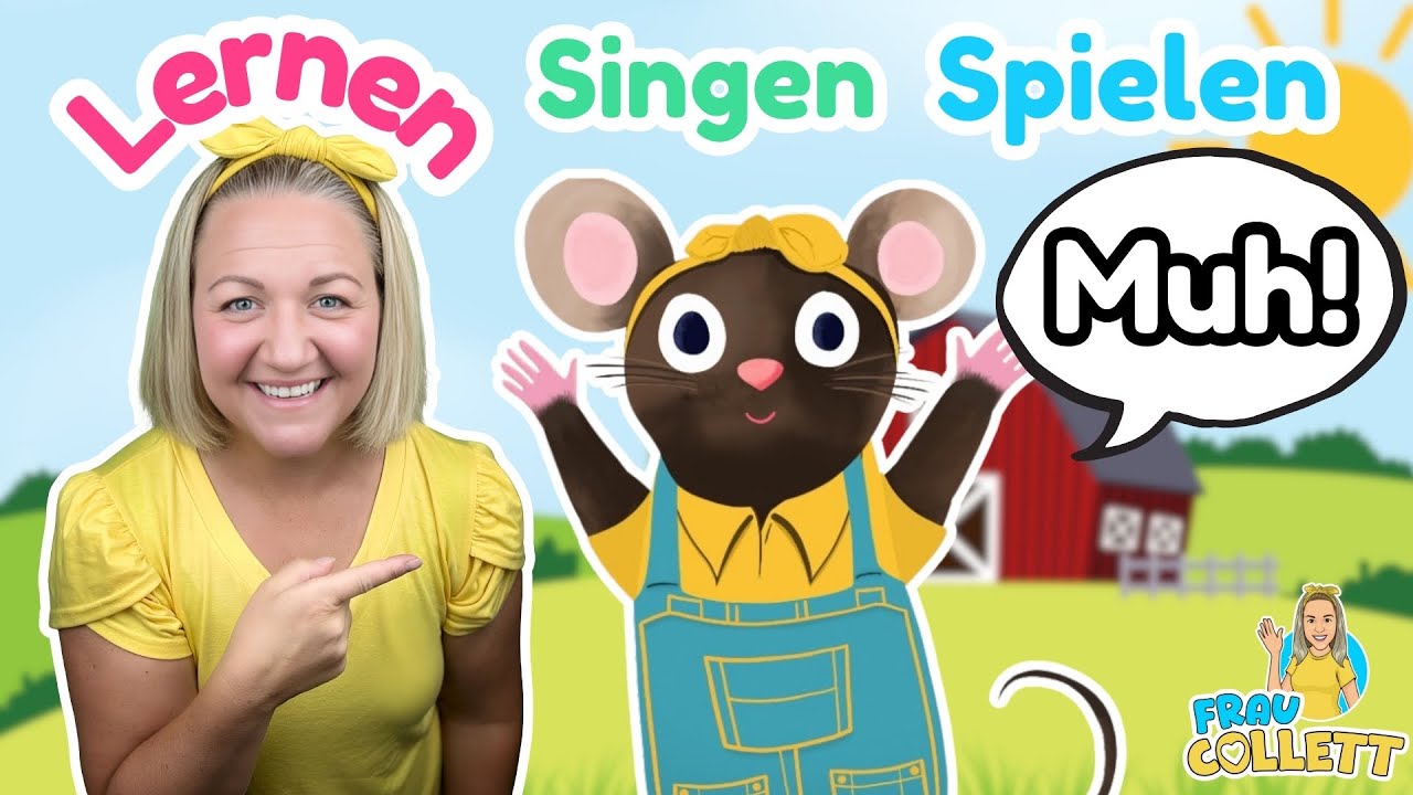 Mimi Maus hat 'ne Farm 🐮🐷🐥 | Bauernhoftiere, Zählen & Sprechen lernen für Kinder