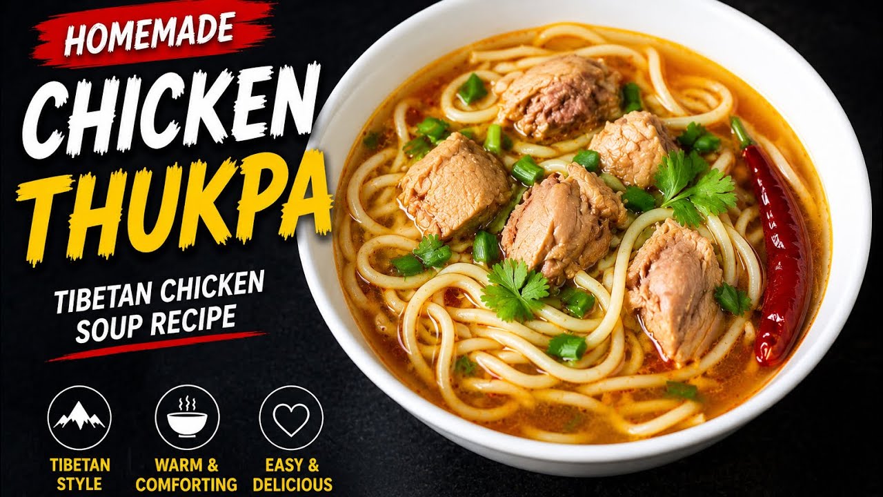     Local Chicken Thukpa Recipe 🥣     Homemade Chicken Thukpa 🥣