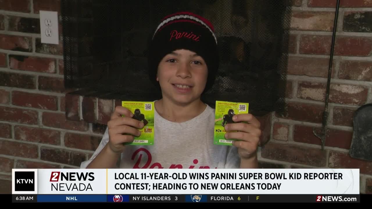 Local 11-year-old to be 'kid reporter' at Super Bowl