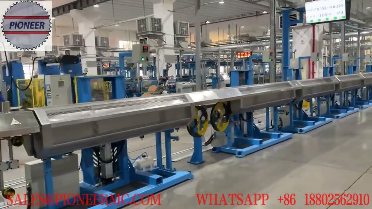 SILICONE RUBBER CABLE WIRE EXTRUDER EXTRUSION CURING VULCANIZATION LINE