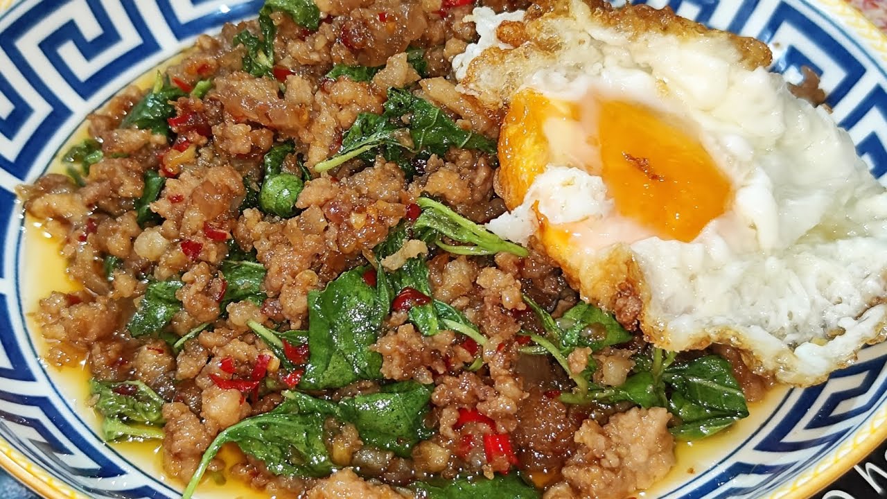 ឆាម្រះព្រៅសាច់ជ្រូកចិញ្ច្រាំ@hallcooking