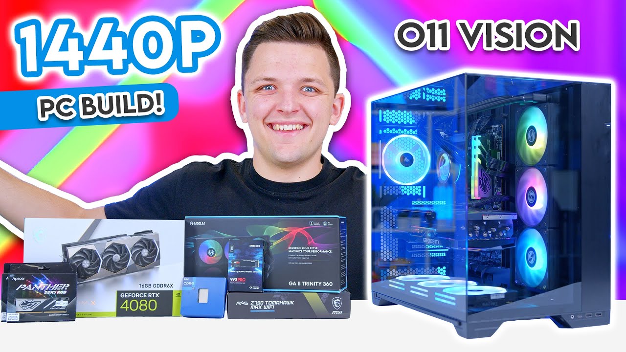 Лучший игровой ПК 1440p 2023 года! 😍 [Lian Li O11 Vision и RTX 4080]
