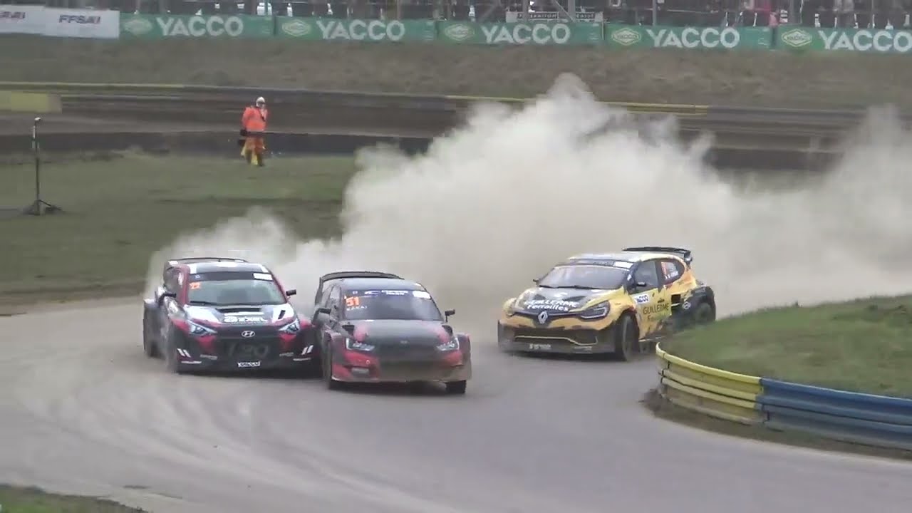 rallycross lessay 2024 championnat-de-france demi finale supercars