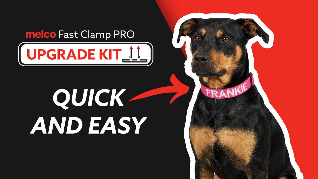 Embroider A Dog Collar on the Melco SUMMIT Machine Using The MFC PRO Upgrade Kit