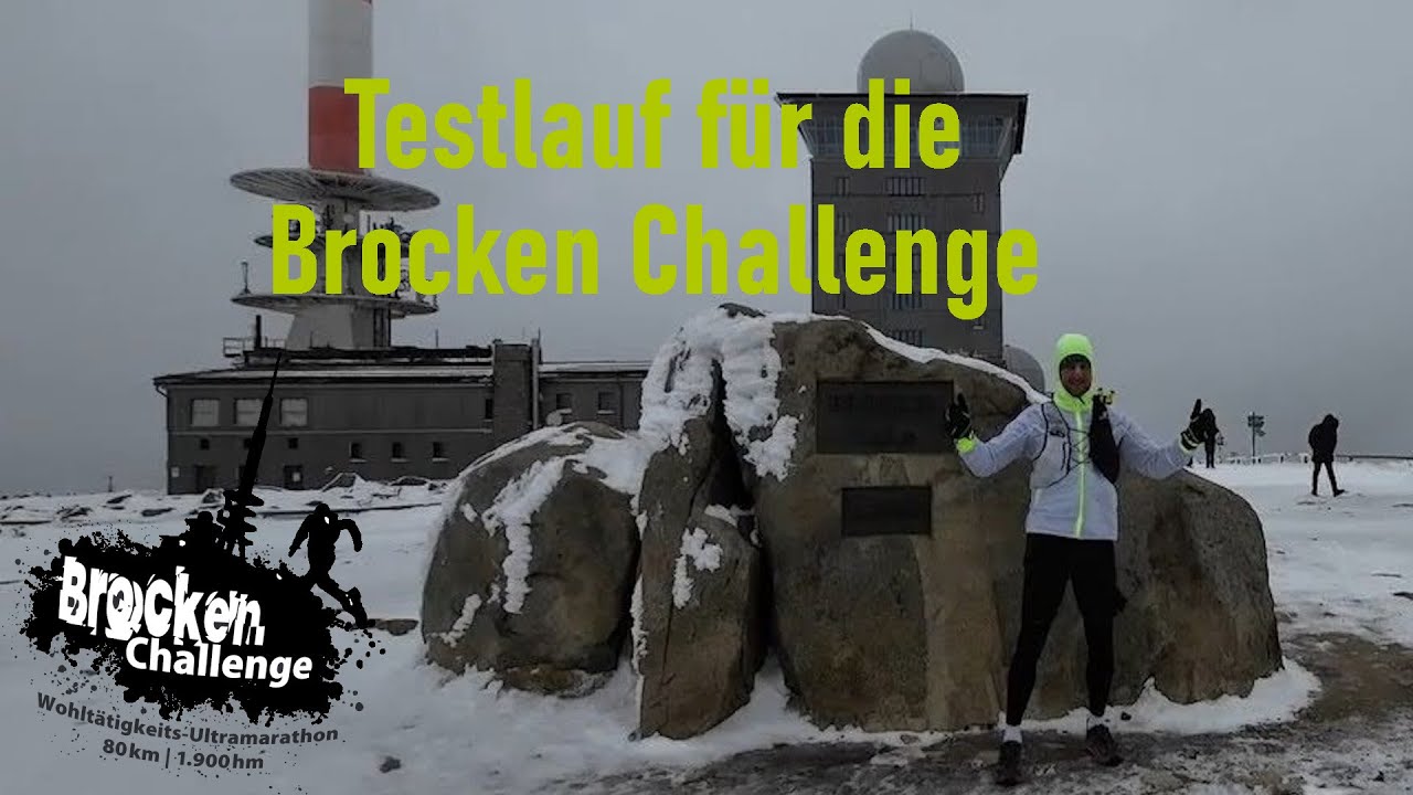 Testlauf für die Brocken Challenge