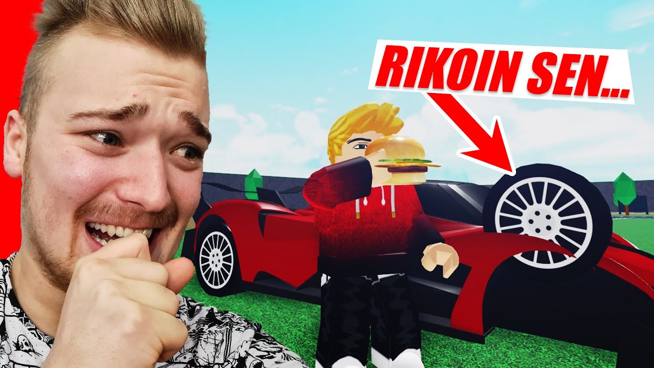 RIKOIN MUN 5 MILJOONAN AUTON | PALUU AUTOTALLIIN | Roblox Suomi