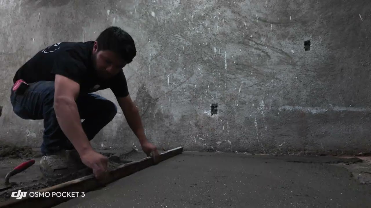 Nivelado de planilla preparado para instalación de porcelanato 