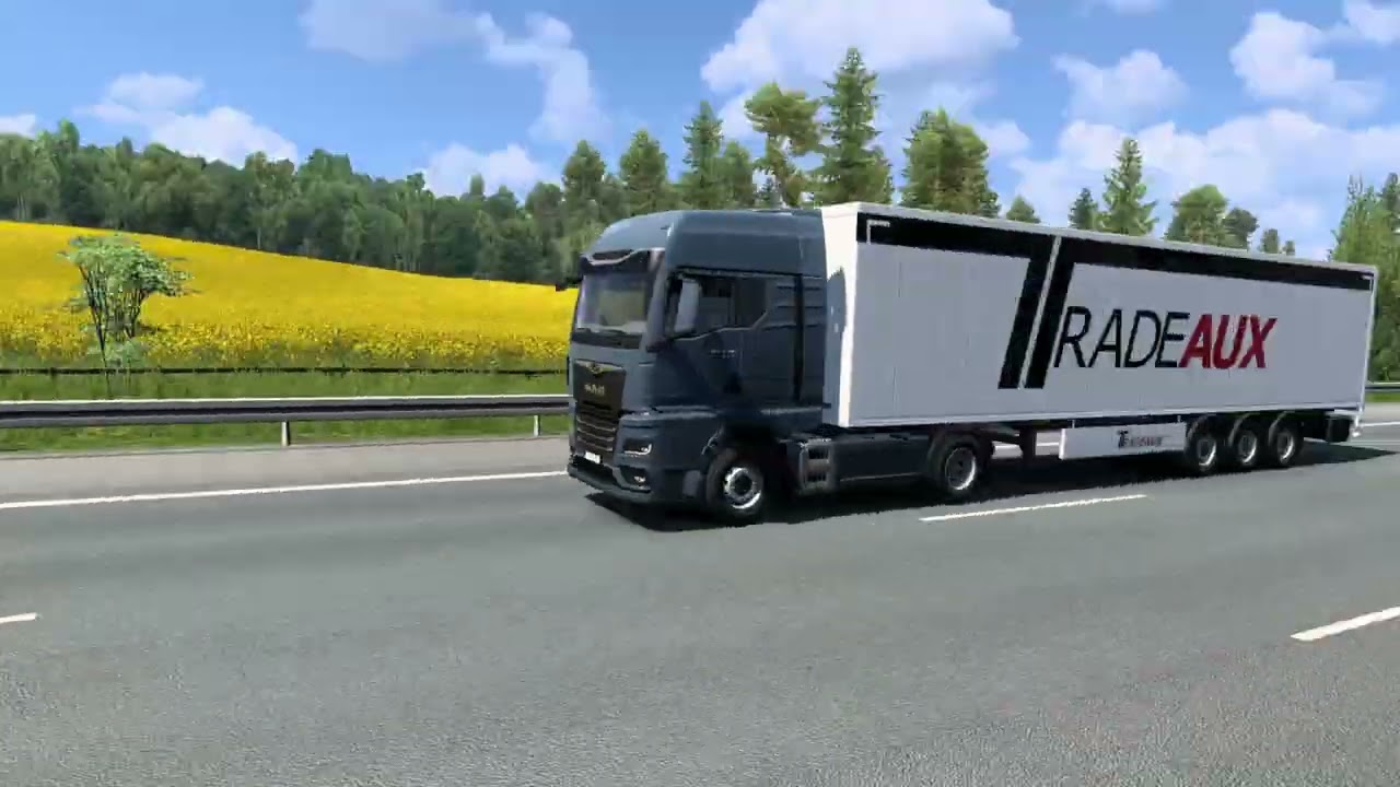 High Voltage Cable Transport | MAN TGX GX | Hannover to Amsterdam | ETS2 Relax Drive