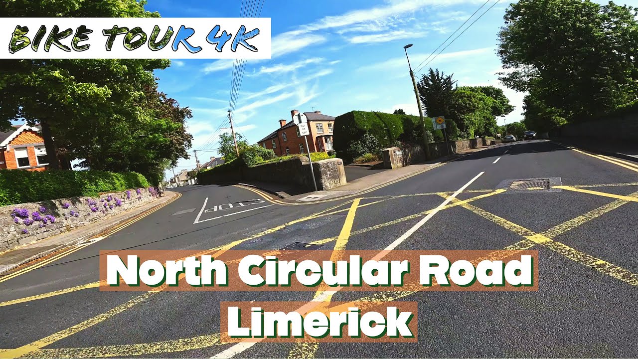 4K Bike Tour - North Circular Road, Limerick 🇮🇪