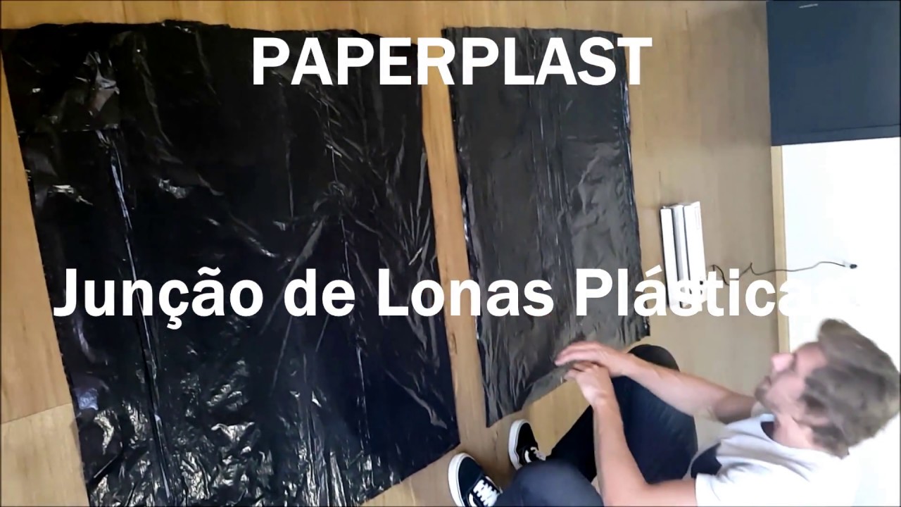 Colar Lonas e Cola para Lona Seladora PAPERPLAST