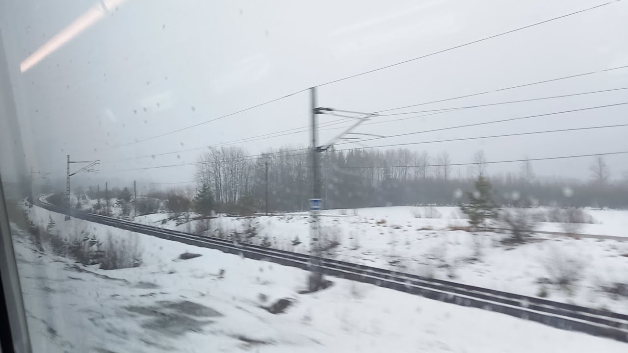 Train ride Helsinki-Tampere IC 37 Part 1/2