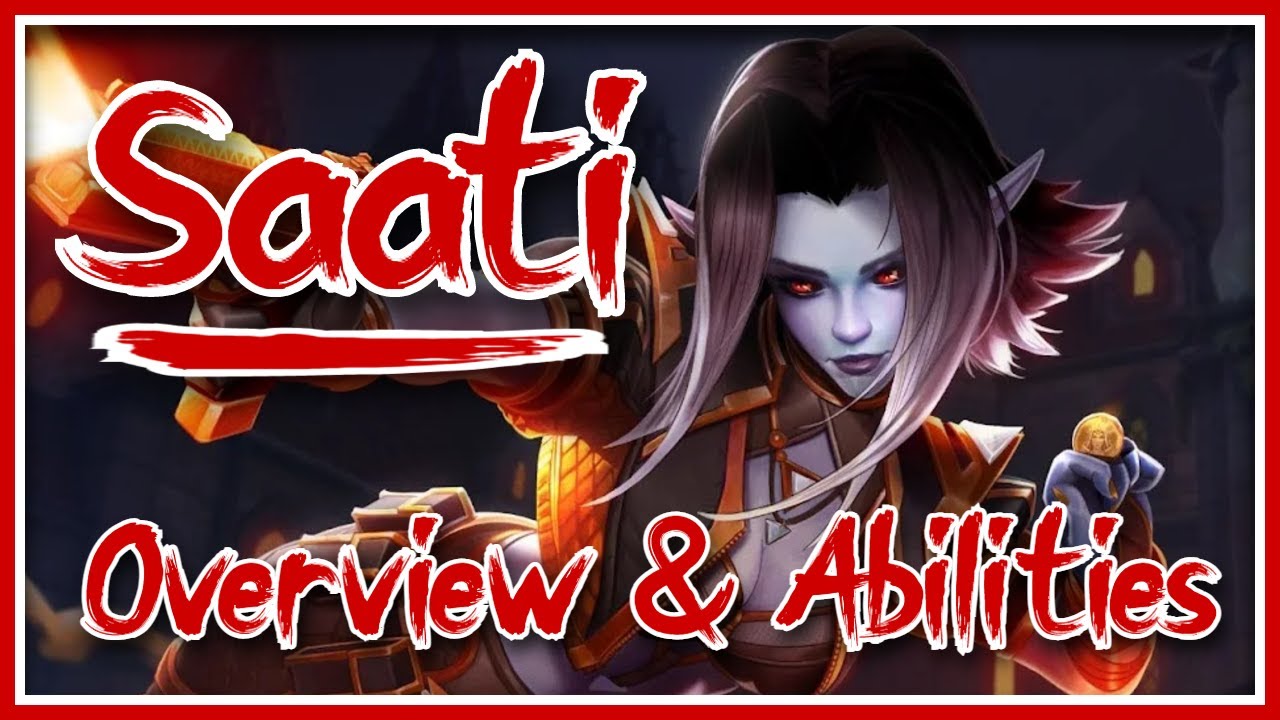 NEW Champion SAATI! - Abilities, Talents, Loadouts, and Skins