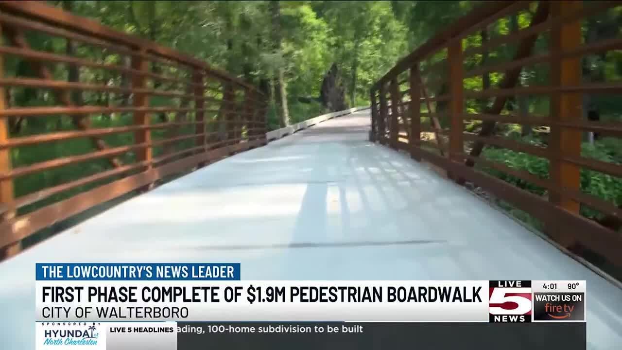VIDEO: City of Walterboro unveils first phase of $1.9 million boardwalk
