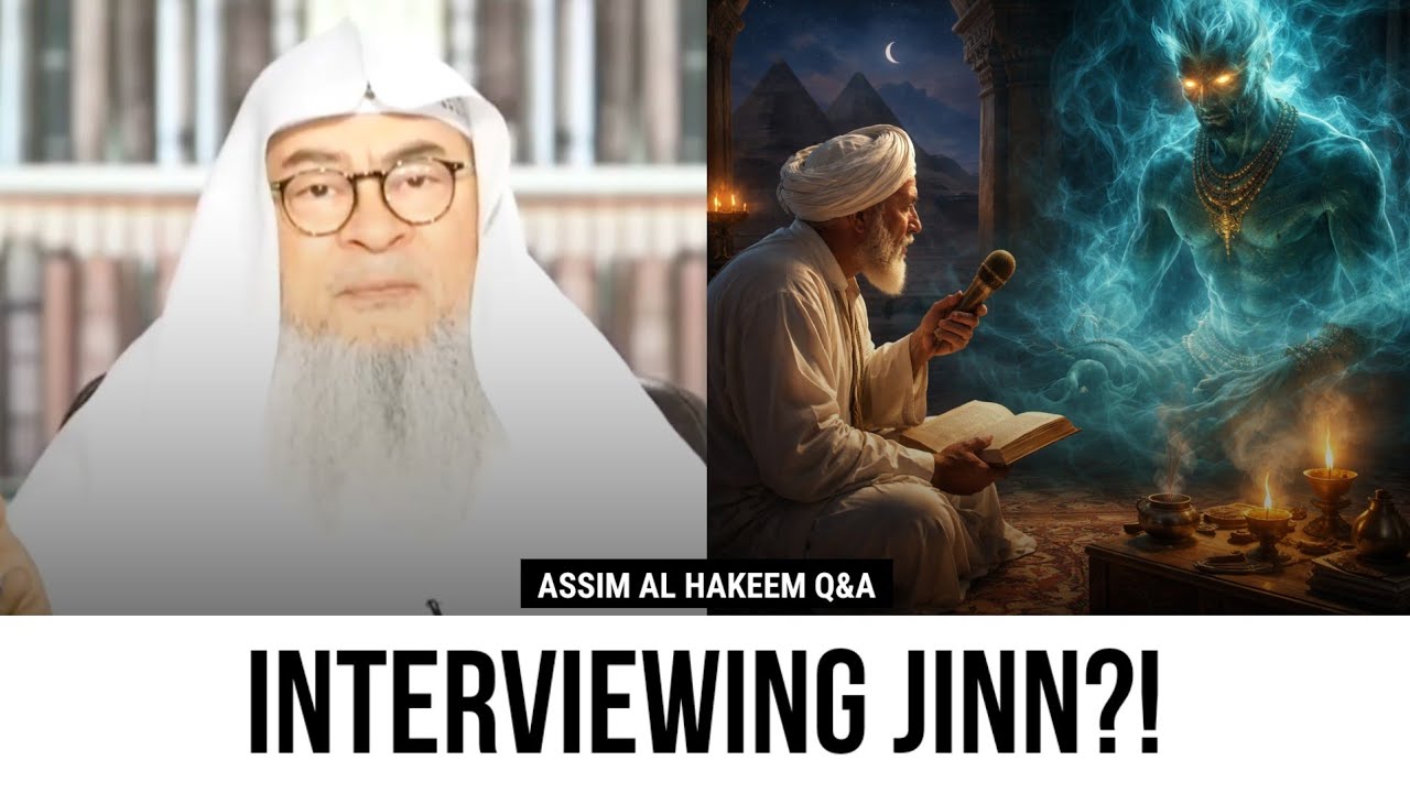 A Sheikh in Egypt interviewing jinn, Can we watch it? | Sheikh Assim Al Hakeem 