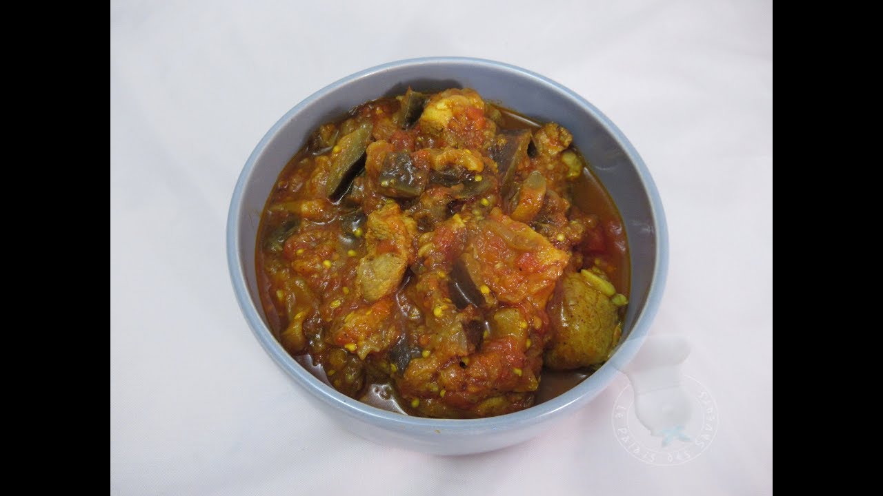 Recette du ragoût d'aubergines à la viande