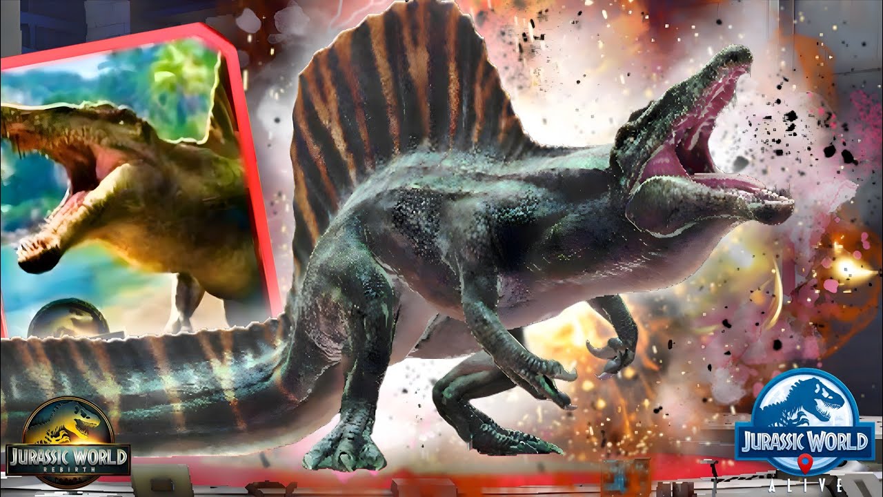 Rebirth SPINOSAURUS unlock 🔓 and TURN 20 level || Jurassic world alive || V3.15