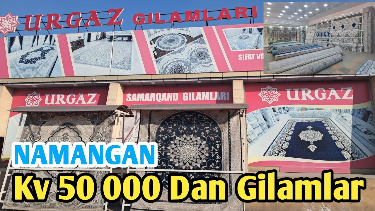 NAMANGAN LOLA URGAZ SAMARQAND BIREND GILAMLARI .DASTAVKA SHAXAR ICHI.#GILAMLAR