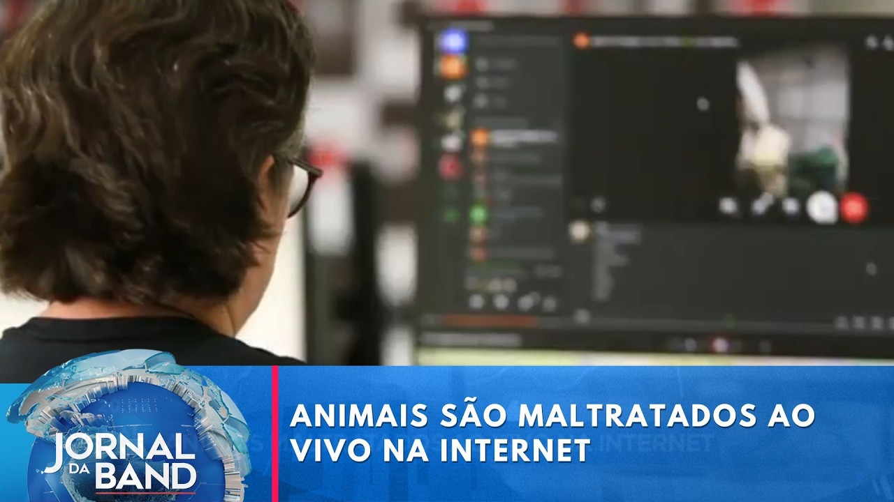 Animais são maltratados ao vivo na internet | Jornal da Band
