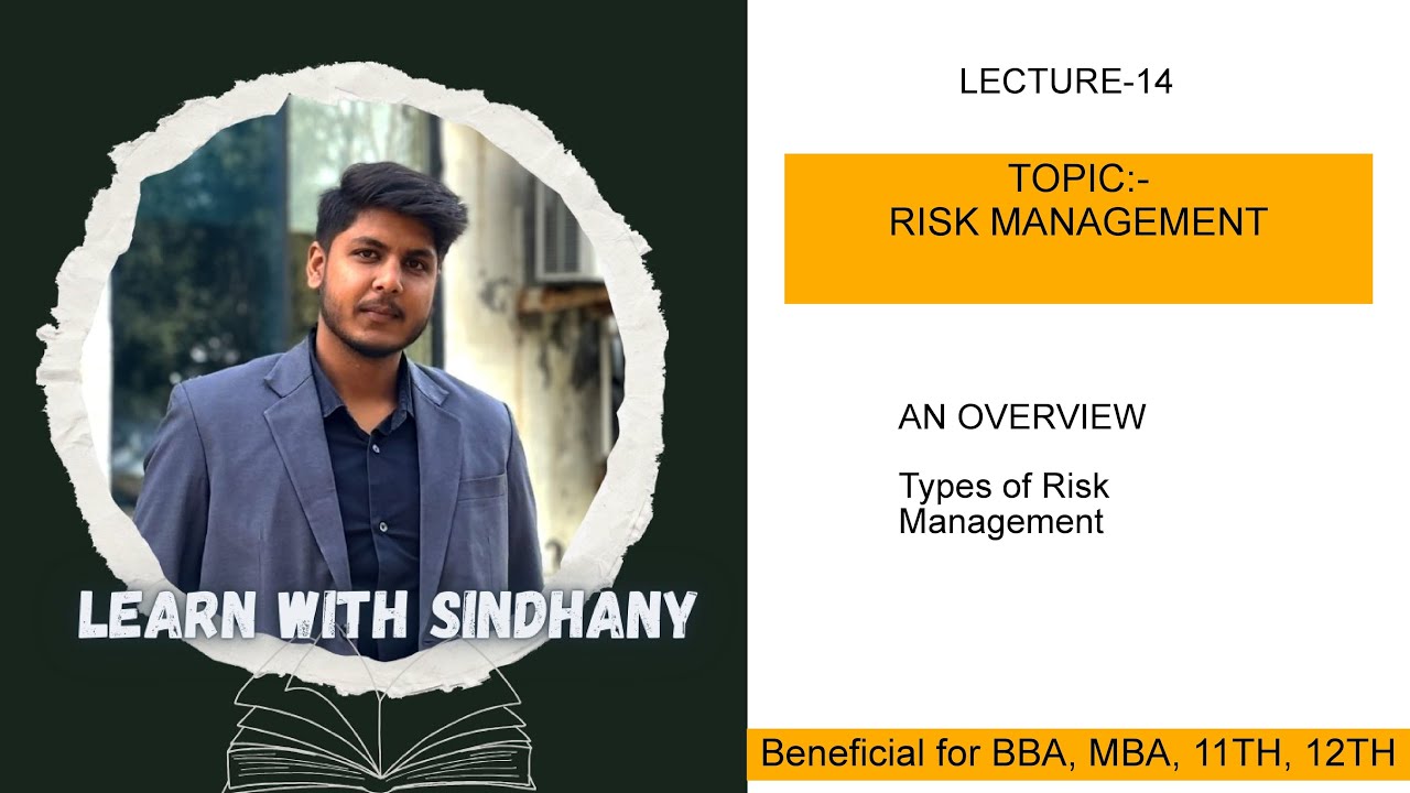 Understanding Risk Management, Types of Risk Management and the mitigation.