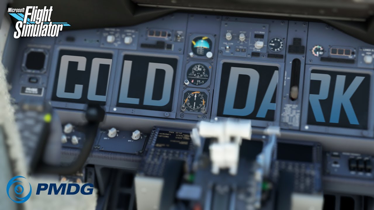 [ 737 PMDG ] TUTORIAL COMEÇANDO VÔO COLD AND DARK!