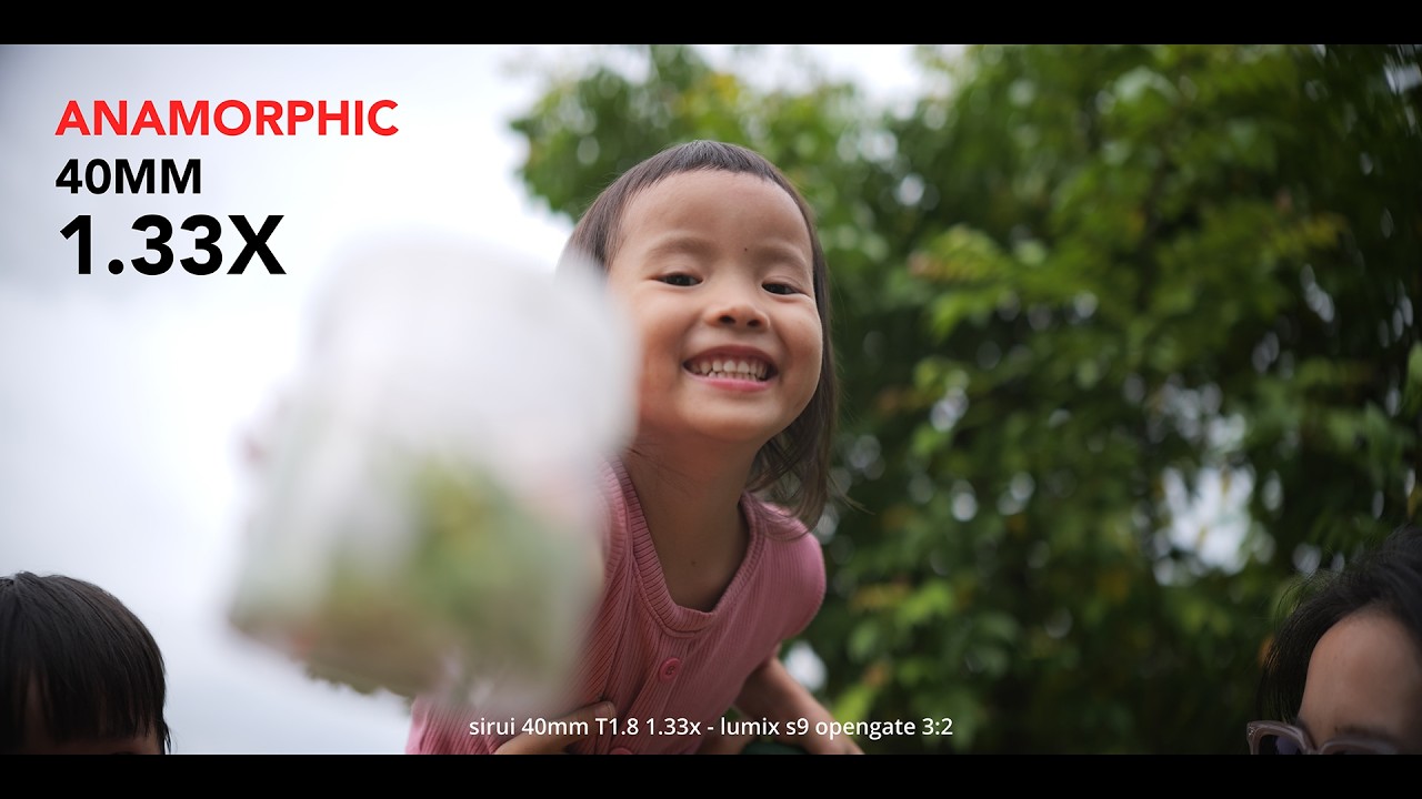 Ống kính điện ảnh bình dân - Sirui Anamorphic 20mm 40mm T1.8 1.33x