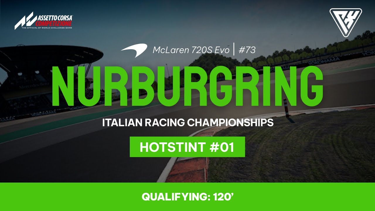 🟢 Nurburgring - Hotstint #01 // Qualifying Session // Italian Racing Championship