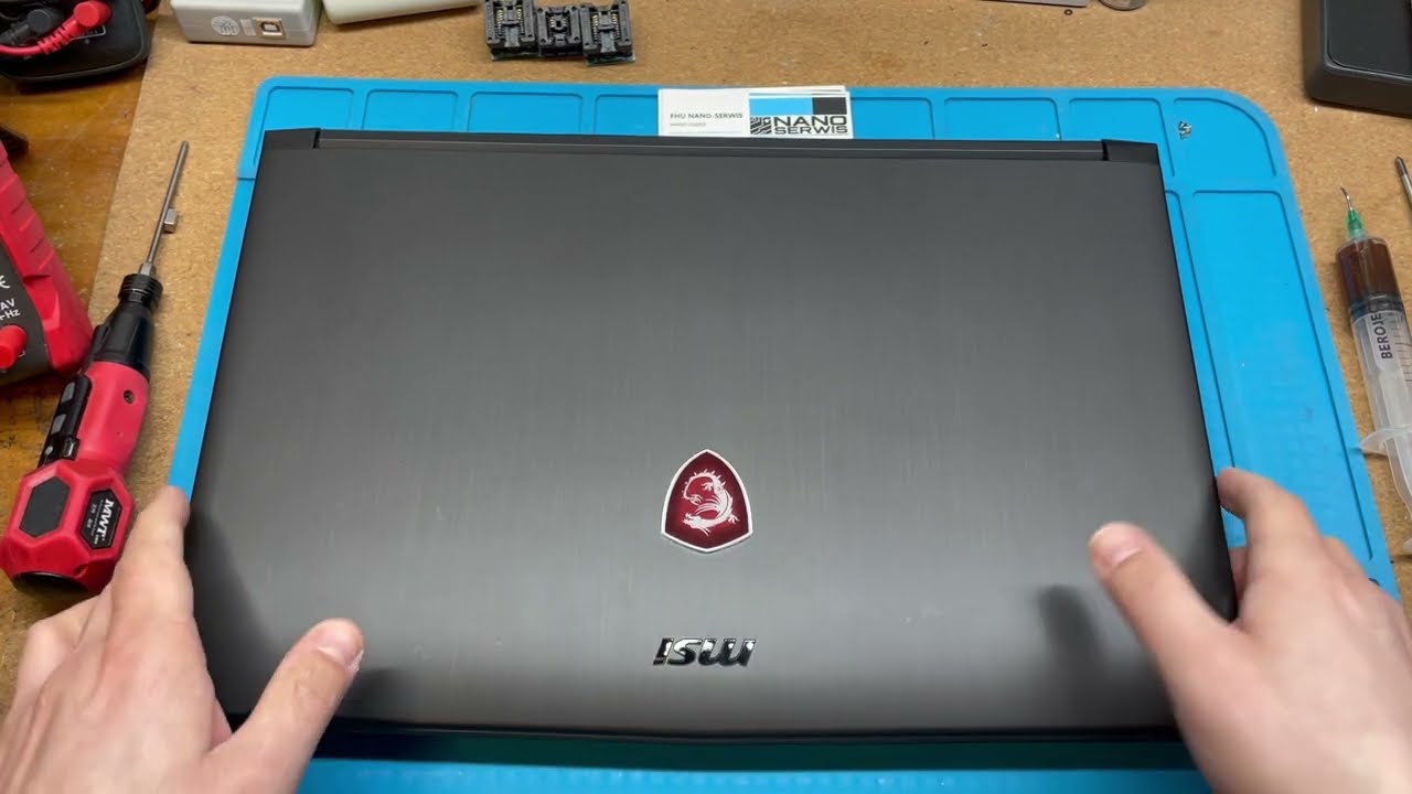 KUPIŁEM OKAZYJNIE??😜 USZKODZONEGO LAPTOPA MSI...NAPRAWA LAPTOPA #nanoserwis