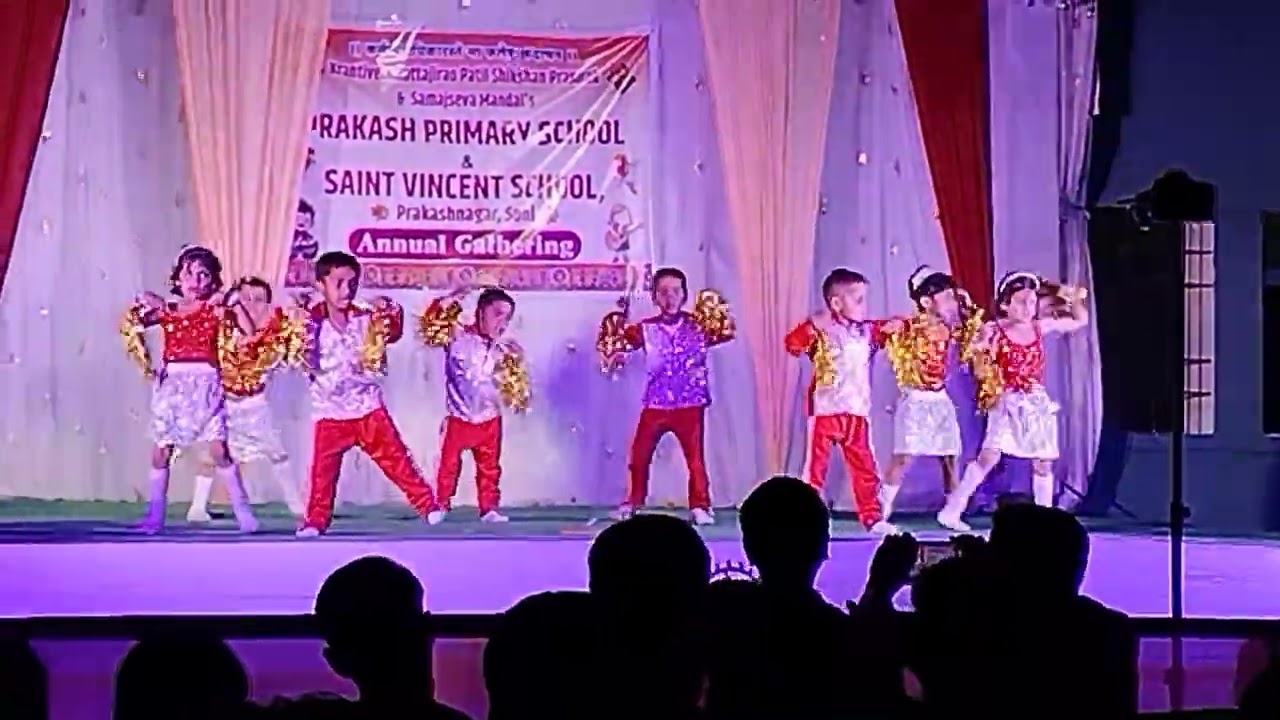 S v School Soni Tasgaon School gathering Marathi dance 2026 gathering dance