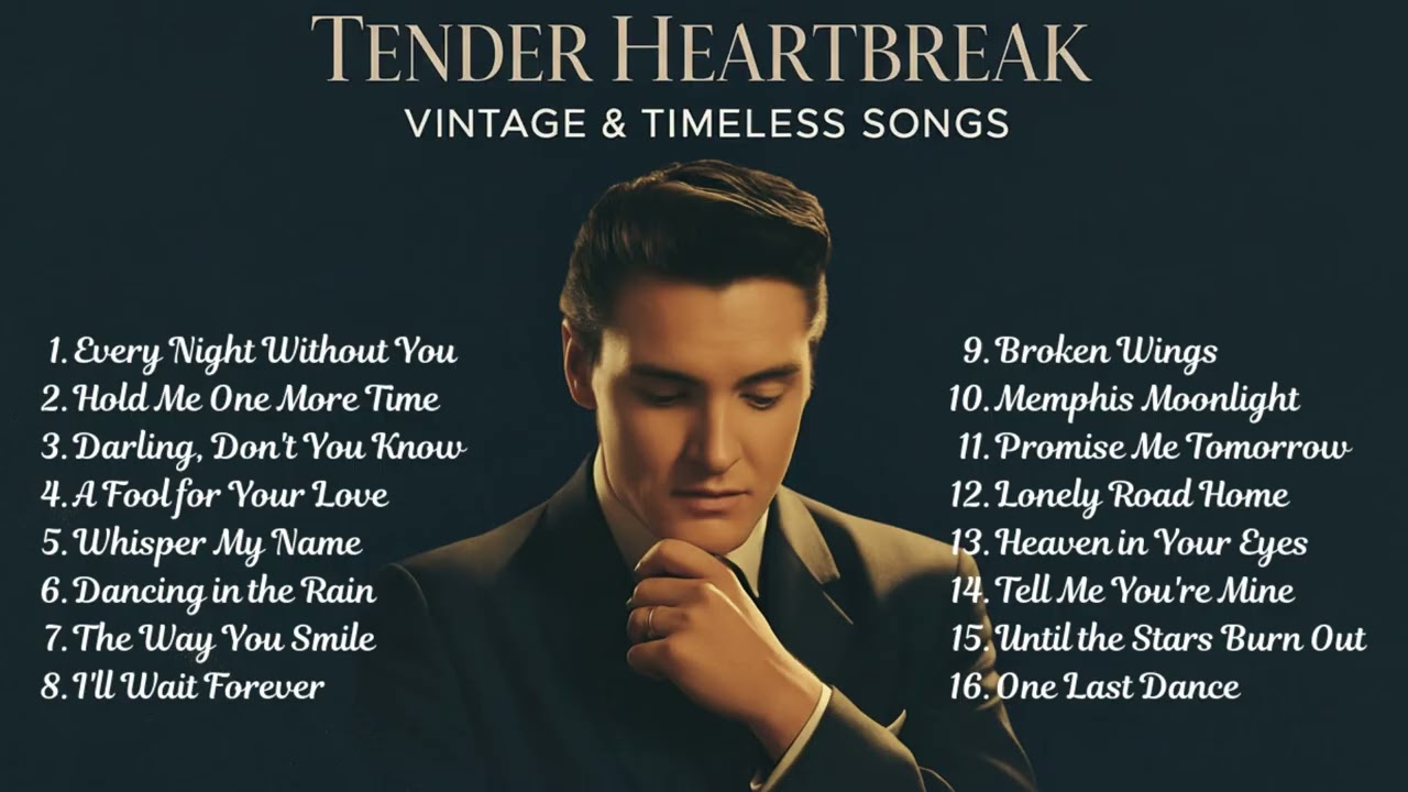 Tender Heartbreak —Vimtage & Classic Love Ballads | Elvis Presley Style (Full Album) |AI Music 2026