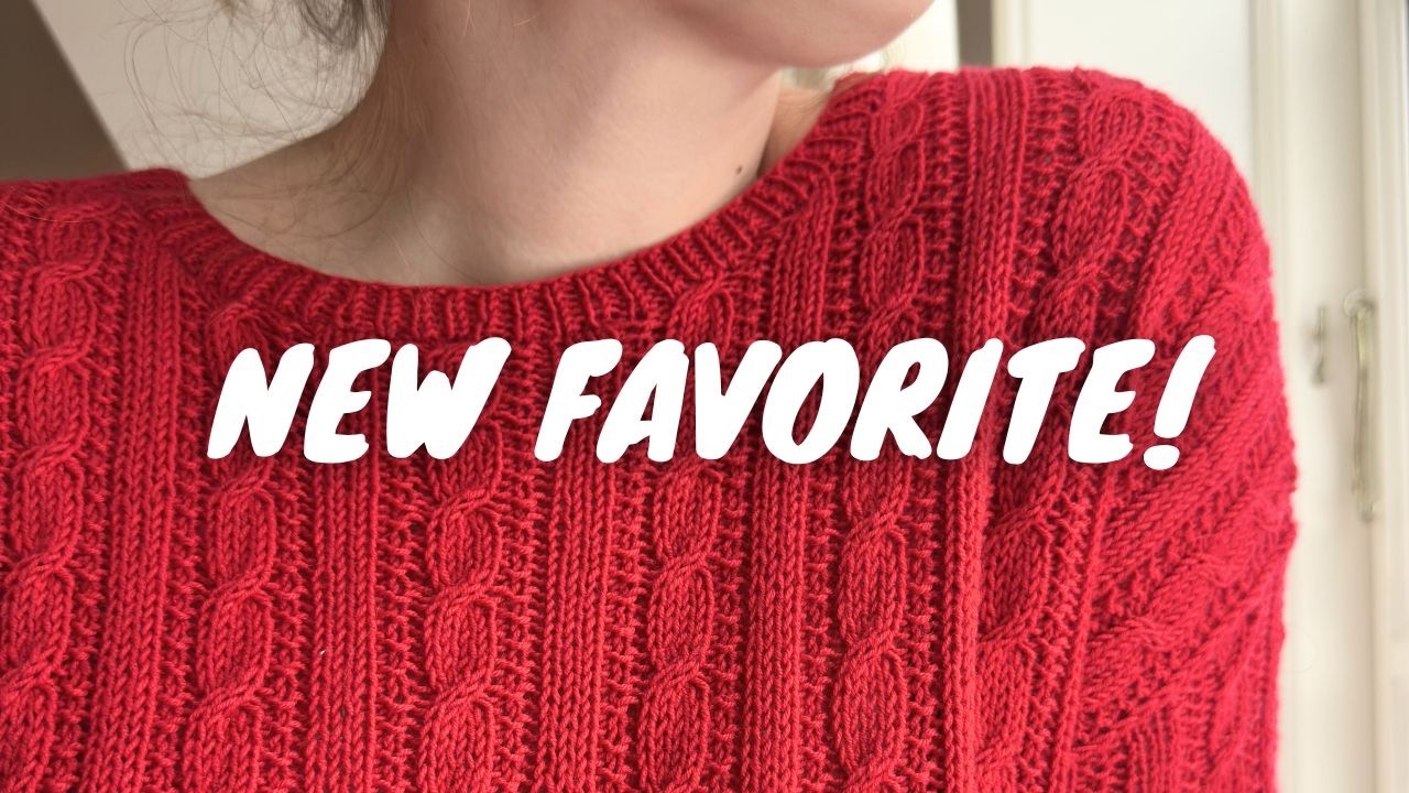 This knitting pattern made me fall in love with knitting again.. again..