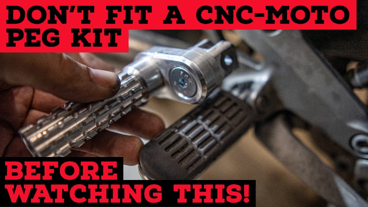 Honda CBF1000 CNC-Moto Adjustable Pegs | Watch this BEFORE You Buy!!!