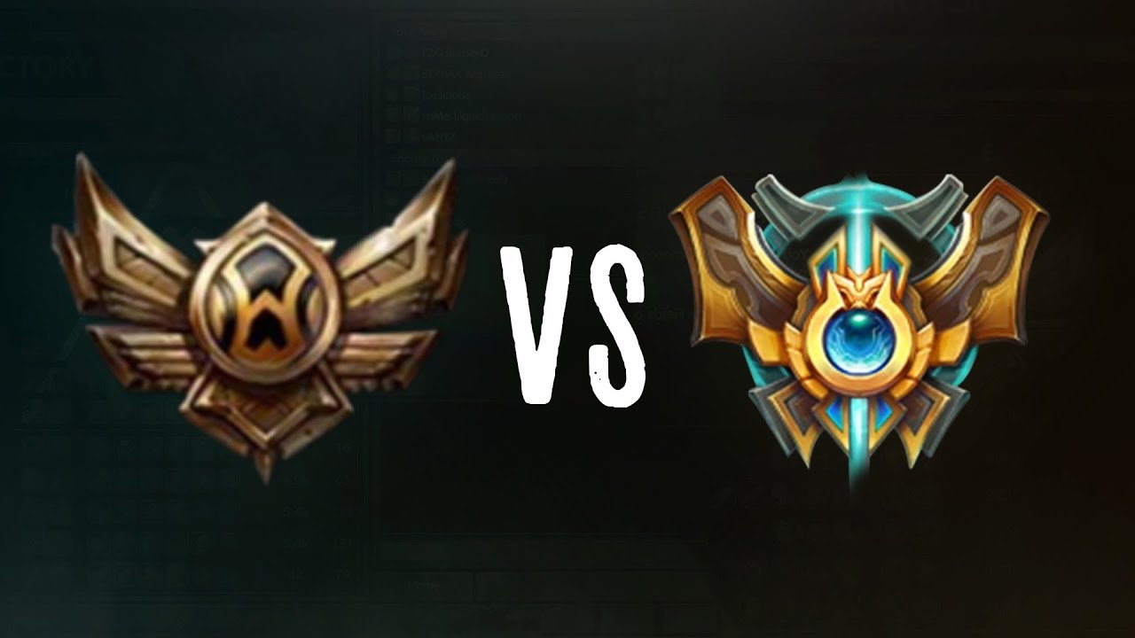 Bronze vs Challenger IRL